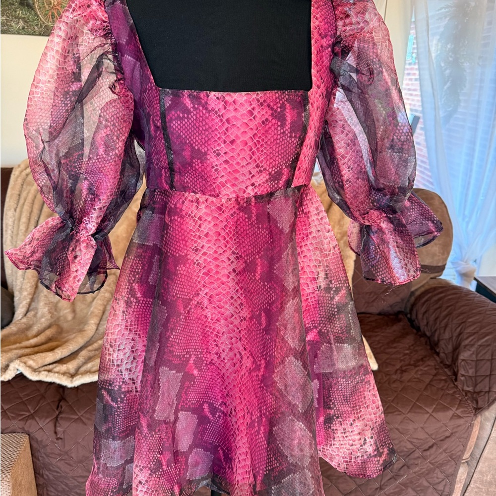 Buddy Love Black and Pink Dress